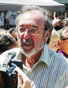 An image of executive producer James L. Brooks who opposed moving the The Simpsons' broadcast to Thursday nights.