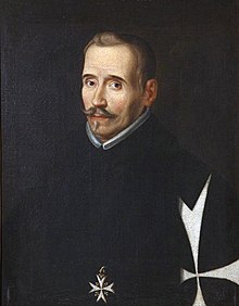 Portrait by Eugenio Caxés (c. 1627)