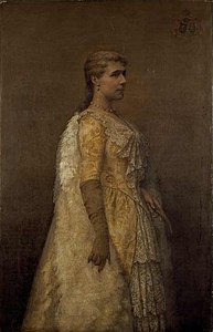 Portrait of Queen Marie Henriette (1870s)
