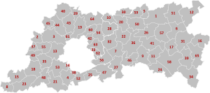 Gemeinden in der Provinz Flämisch-Brabant