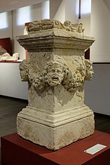 1st century limestone votive altar