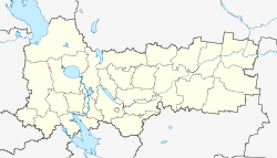 Voronino is located in Vologda Oblast