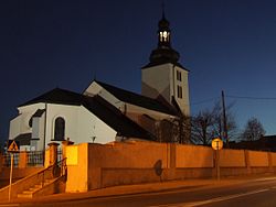 Holy Trinity church in Lipsko