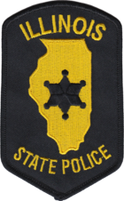 The current Illinois State Police patch, adopted in 1988.