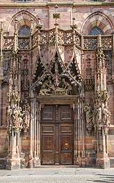 The portal of Saint-Laurent, on the north transept