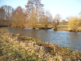 The Avre river in Muzy