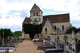The church of Saint-Hilaire, in Sazilly