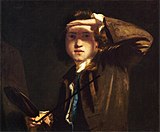 Self-portrait c.1747-9 by Joshua Reynolds