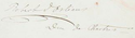 Prince Robert's signature