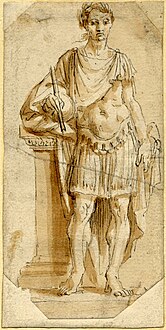 Study for a statue attributed to Peter van Dievoet[20][21][12]