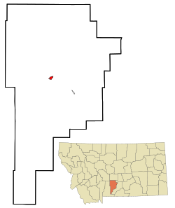 Location of Big Timber, Montana