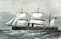 Illustration of the ship, had she been completed for the Ottoman Navy