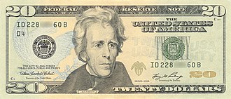 A piece of paper with the number "20," showing a man in the middle