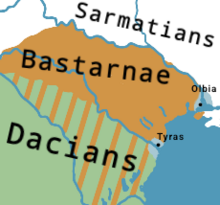 Bastarnae map
