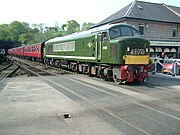 Preserved loco D182 (46 045) at Grosmont (May 2008)