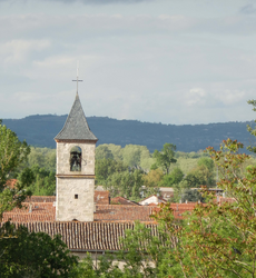 The church tower in Vielmur-sur-Agout