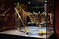 Recreated crown and scepter of Empress of Serbia Helena of Bulgaria displayed in Historical Museum of Serbia