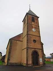 The church in Saint-Jean-Kourtzerode
