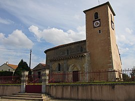 The Saint-Clément church in Xammes