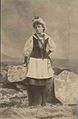 Elsie dressed as a Norwegian fishgirl, 1887