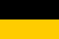 Flagge der Habsburger, i. e. des Kaisertums Österreich (bis 1867), später Österreich-Ungarns (bis 1869), sowie Lombardo-Venetiens (bis 1866)
