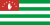 Die Flagge Abchasiens