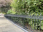 Garden railings in front of 1–26 Sussex Place