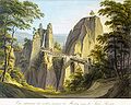 Die hölzerne Basteibrücke (1826)