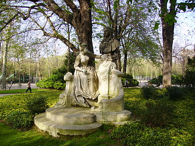 Monument to Jean-Antoine Watteau, by Henri Désiré Gauquié, 1896