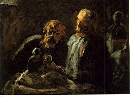 Two Sculptors (c. 1863–66), oil on canvas, 27.9 x35.5 cm., The Phillips Collection