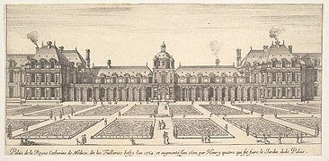 The Tuileries Palace in the 1600s