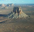 Aerial view of Tower Butte Arizona