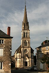 The church of Saint-Jean-Baptiste, in Lhommaizé