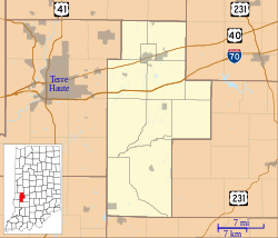 Cory is located in Clay County, Indiana