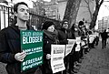 Image 11A protest outside the Saudi Arabian Embassy in London against detention of Saudi blogger Raif Badawi, 2017 (from Freedom of speech by country)