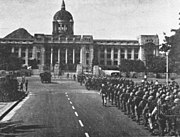 South Korean marines arriving at the capitol during the 1962 coup.