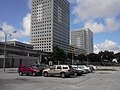 The headquarters of Miami-Dade Transit, known as the Overtown Transit Village,[126] is adjacent to the Historic Overtown-Lyric Theater Metrorail station, yet still has a large parking garage.