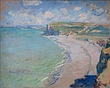 Beach in Pourville, Claude Monet, 1882