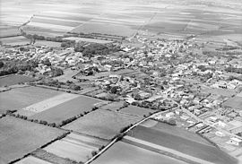 An aerial view of Mougon