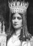 Sketch portrait of Despina Doamna (1906)