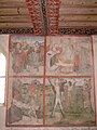 Paintings on the south wall of the chapel