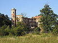 Ruine des Schlosses Auras in Niederschlesien
