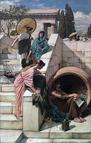John William Waterhouse (1849-1917): Diogenes (1882)