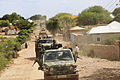 Image 32AMISOM reinforcement convoy on the Baidoa-Mogadishu road in April 2014 (from History of Somalia)