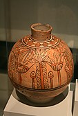 Pot from Faras; 300 BC – 350 AD; terracotta; height: 18 cm; Egyptian Museum of Berlin (Germany)