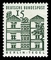 Briefmarke der Deutschen Bundespost (1965) aus der Serie Deutsche Bauwerke aus zwölf Jahrhunderten