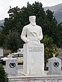 A bust of Daskalogiannis in Anopolis, Crete