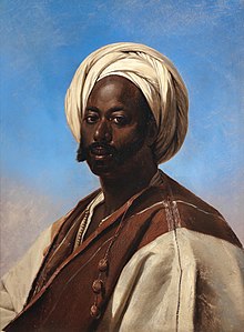 Portrait of a man in a white turban (1881)