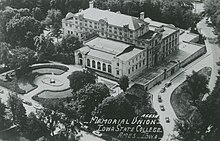 Memorial Union, Iowa State College, 1940