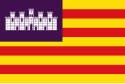Flagge der Autonomen Region Balearische Inseln